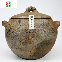 太极米浆粥传统大砂锅煲汤锅炖肉炖汤砂锅明火无釉土砂锅家用燃气 FENGHOU 5升有鱼锅(未配锅架不售锅)