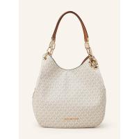 迈克·科尔斯(MICHAEL KORS)女士单肩包时尚涂层帆布拼皮金属logo