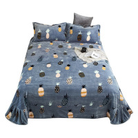 美帮汇保暖床单珊瑚绒单件冬季加厚保暖法兰绒1.81.2 1.5米床单双人被单