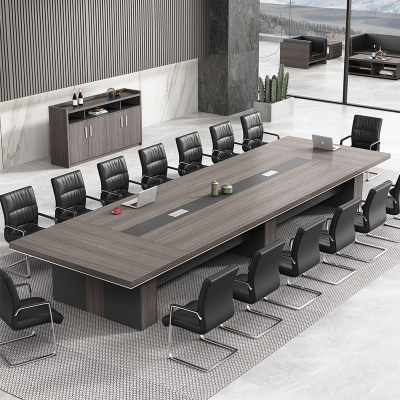 慧采云 办公家具会议桌长桌简约现代板式培训桌长方形长条桌办公桌3.5m