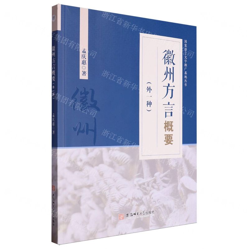 [N]徽州方言概要(外一种)/国家语言文字推广基地丛书-9787567663169