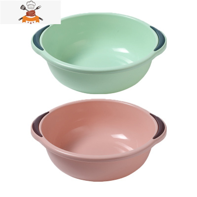 家用大号洗脸盆加厚塑料洗菜盆卫生间洗脚盆学生洗衣服婴儿小盆子 敬平洗菜篮