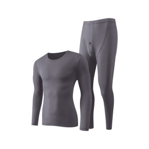 莫代尔男士保暖内衣男轻薄发热秋冬打底秋衣秋裤品牌同款保暖套装