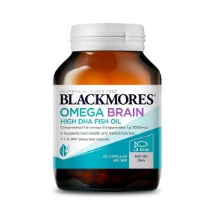 BLACKMORES澳佳宝深海脑铂金4倍鱼油软胶囊Omega3高浓度dha青少年