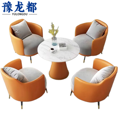 豫龙都会客沙发一桌四椅套