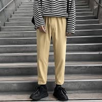 SUNTEK春秋季九分裤子男韩版潮流休闲裤男长裤百搭直筒裤西裤小脚裤男西裤