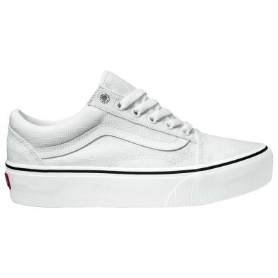 范斯/万斯vans女士休闲鞋old skool platform系列滑板鞋 运动舒适