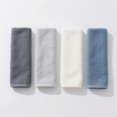 敏胤宏图纯棉毛巾MYM-1103 纯棉 35*75cm 100克 淡灰色深灰色奶白色蓝色
