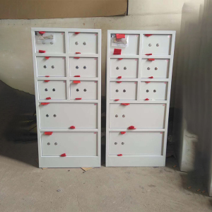 铭威盾办公室酒店保管想保险柜贵重物品机械保管箱总台客用保险柜4/6/7/8/9/10/18门保险柜