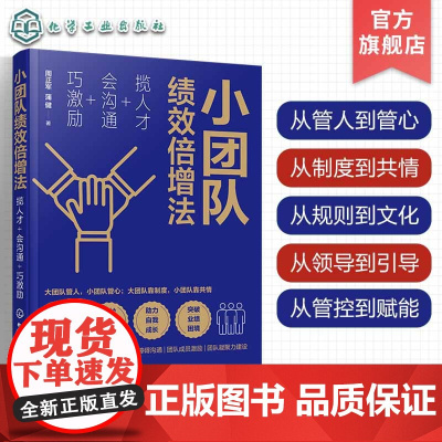 小团队绩效倍增法 揽人才会沟通巧激励 小团队打造建设运营管理指导书籍 才招募内部沟通全面运营公司企业管理者团队管理培训教