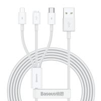 倍思 一拖三数据线Type-c/安卓等三合一手机充电线 适用