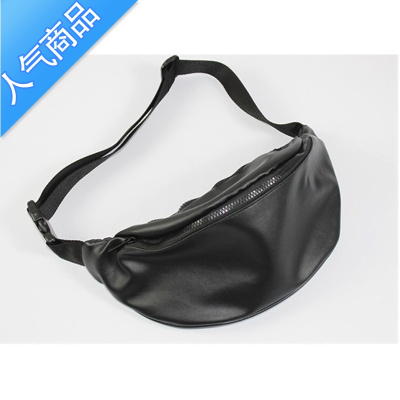 封后原创韩版潮流胸包简约皮质腰包胸前斜挎包时尚男女士后背包胸包潮斜挎包男