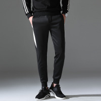 运动裤男裤子韩版潮流秋冬男士休闲裤潮流宽松卫裤简约九分束脚裤