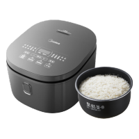 美的(Midea)电饭煲4L大容量 米汤分离电饭锅 沥米饭降低还原糖约39.2% 家用3-4-5-8人 MB-4E63L