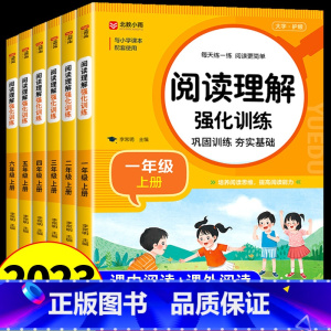 [全套2册]阅读理解+数学计算题 三年级上 [正版]小学语文阅读理解专项训练书人教版 一年级二年级三年级四五六年级上册下