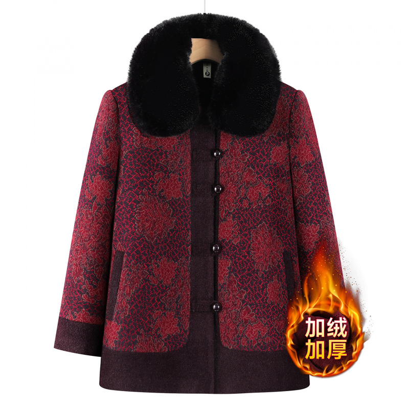 中老年棉衣女冬装外套老年人棉袄奶奶装加厚衣服60岁70老人80太太