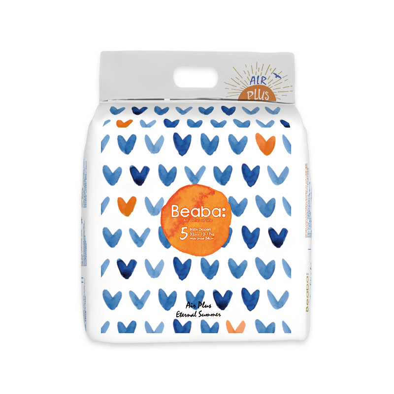 [详情抢大额券]碧芭宝贝beaba婴儿盛夏光年系列纸尿裤xl32片超薄柔软