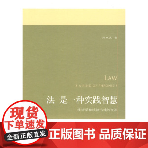 W正版 法是一种实践智慧:法哲学和法律方法论文选 郑永流 9787511805690 法律出版社 法哲学 自然法