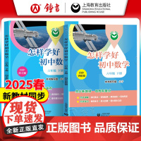 怎样学好初中数学六年级下册配套新教材小升初数学6年级第二学期同步讲解篇+练习篇同步上海数学新教材上海教育出版社