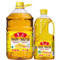 鲁花5S物理压榨一级花生油6.33L特香纯正食用油5.43L+900ML组合装