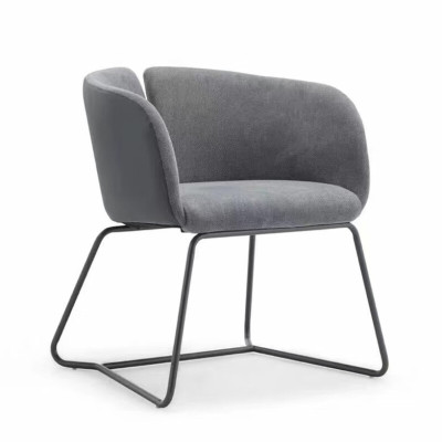 东杉 休闲椅 洽谈椅灰色