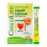 童年时光进口婴幼儿复合型钙铁锌盒装6个月以上宝宝健康成长营养补充30ml*10袋/盒 1盒装