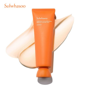 韩国雪花秀(Sulwhasoo) 雨润夜间修护睡眠面膜120ml 免洗滋养 提亮肤色 与润睡眠免洗面膜 清洁泥膜夜间免洗 雪花秀睡眠面膜120ml