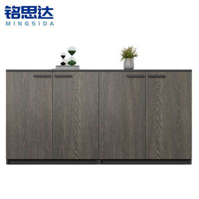 铭思达矮柜橡木色4门台