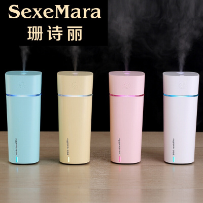 林檎抖音同款迷你加湿器三合一小夜灯小风扇迷你加湿器家用桌面车载加湿器 生日送女生女朋友闺蜜感恩节送女朋友老婆生日礼物送女