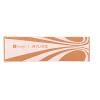 洁玉 KEEP联名款-自律随心7A级抗菌单条长绒棉运动巾盒装 J5905Y 心动粉