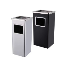 德力彩不锈钢垃圾桶25*25*60cm个