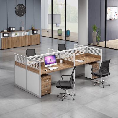绵冠MIANGUAN职员办公桌椅组合现代简约屏风卡座工位电脑桌