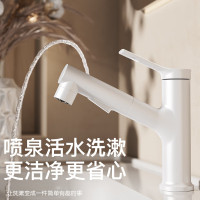 惠达(HUIDA)洗脸盆水龙头面盆洗手盆台盆冷热家用多功能伸缩抽拉式 HDLMD-MY1