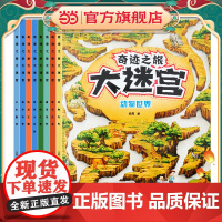 儿童迷宫书奇迹之旅大迷宫全8册3-4-5-6-7岁智力开发思维训练益智游戏书籍