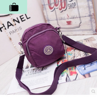 迷你小包包单肩斜挎包多层尼龙帆布中老年人女包妈妈零钱买菜包夏NEW LAKE女斜挎包