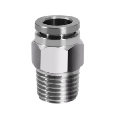 中锦科技 不锈钢气管快速接头接管口径8mm 螺纹1/4[2分]个