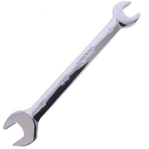 得力工具 DL162730 镜面双开口扳手(银) 27x30mm(单位:把)
