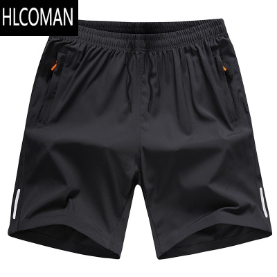 HLCOMAN冰丝速干男士短裤男款夏季薄款大码男裤学生休闲宽松五分运动短裤