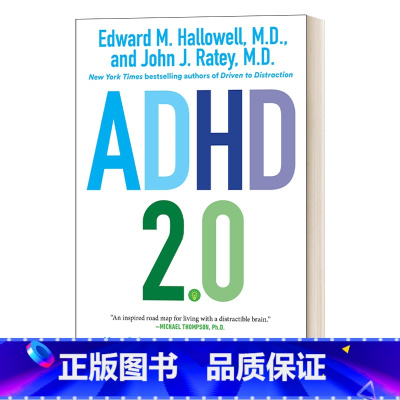 [正版]英文原版 ADHD 2.0 注意力缺失症2.0 在分心下茁壮成长的新科学和基本策略 Edward M.Hallo