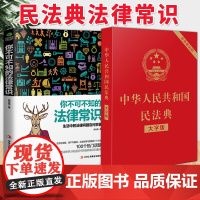民法典2020 中华人民共和国民法典大字条旨版+你不可不知的法律常识(2本套) 法律书籍 中国法制出版社