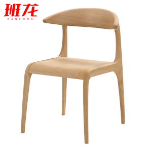 班龙实木椅子本色把