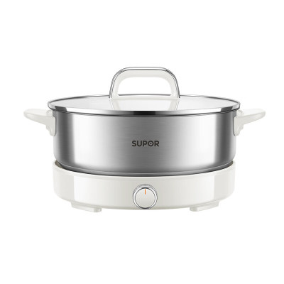 苏泊尔电火锅电煮锅电炒锅大容量多用途锅火锅锅多功能家用电锅电热锅4L分体式1600W H40YKX57