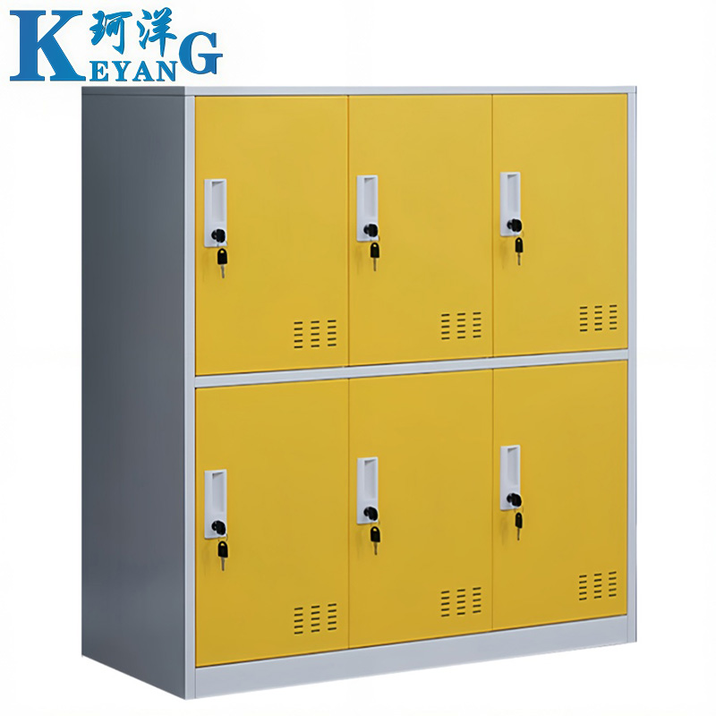 珂洋 存包柜 六门(黄白套色) 台