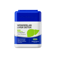 WonderLab万益蓝奶蓟草护肝胶囊60粒水飞蓟养胃胶囊熬夜应酬成人男女原装进口膳食营养补充剂营养丰富科学配比
