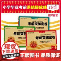 王朝霞小升初真题卷考点突破密卷小学升初中重点学校教学语文数学英语全套试卷测试卷六年级总复习必刷题人教版衔接计算题真卷20