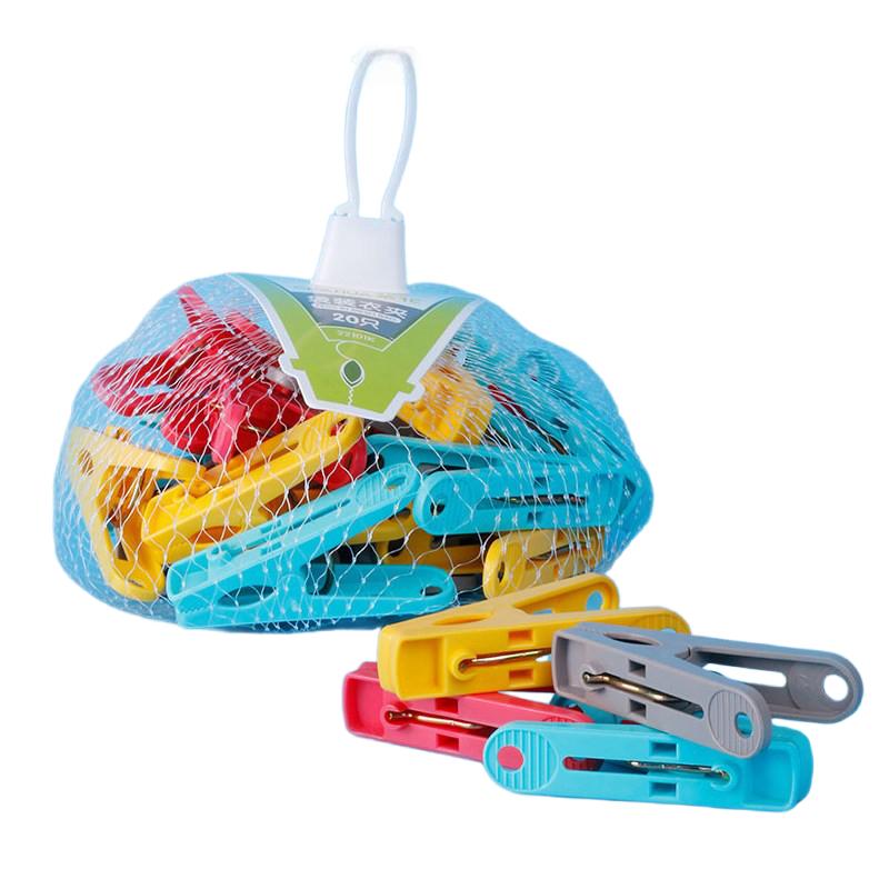 茶花 袋装衣夹20只 5.6*1.3*3cm /包