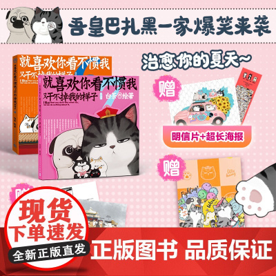 [ 赠中信专享贴纸套装+明信片+超长海报+精美拉页+海报]就喜欢你看不惯我又干不掉我的样子6+7 套装2册 白茶 著 喜