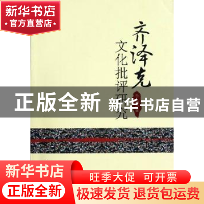 正版 齐泽克文化批评研究 于琦 中国社会科学出版社 978751610823