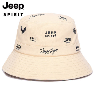 JEEP SPIRIT吉普女士渔夫帽盆帽户外休闲百搭遮阳帽