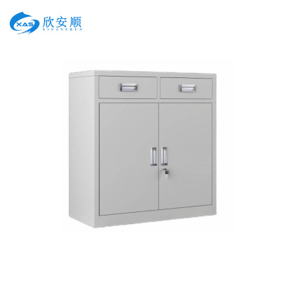 欣安顺 钢制二斗矮柜 1020*850*390mm 台